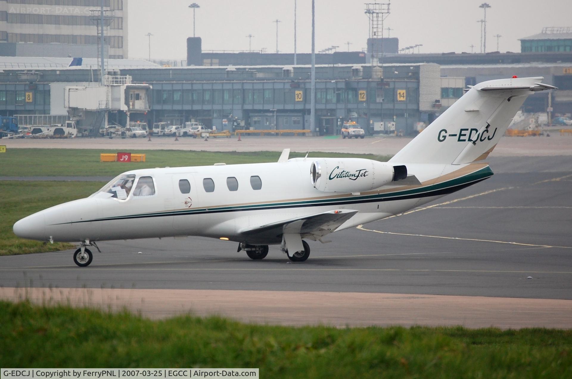 G-EDCJ, 1995 Cessna 525 CitationJet CJ1 C/N 525-0105, Air Charter Scotland Ce525 arriving