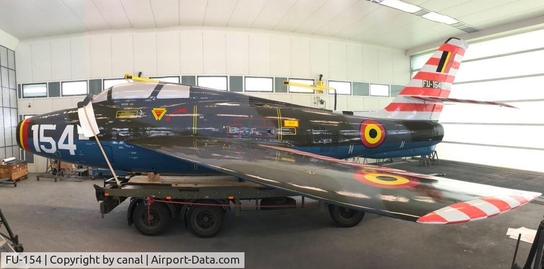 FU-154, 1953 Republic F-84F Thunderstreak C/N Not found (53-6806/FU-30/FU-15, Bientôt remis en place.