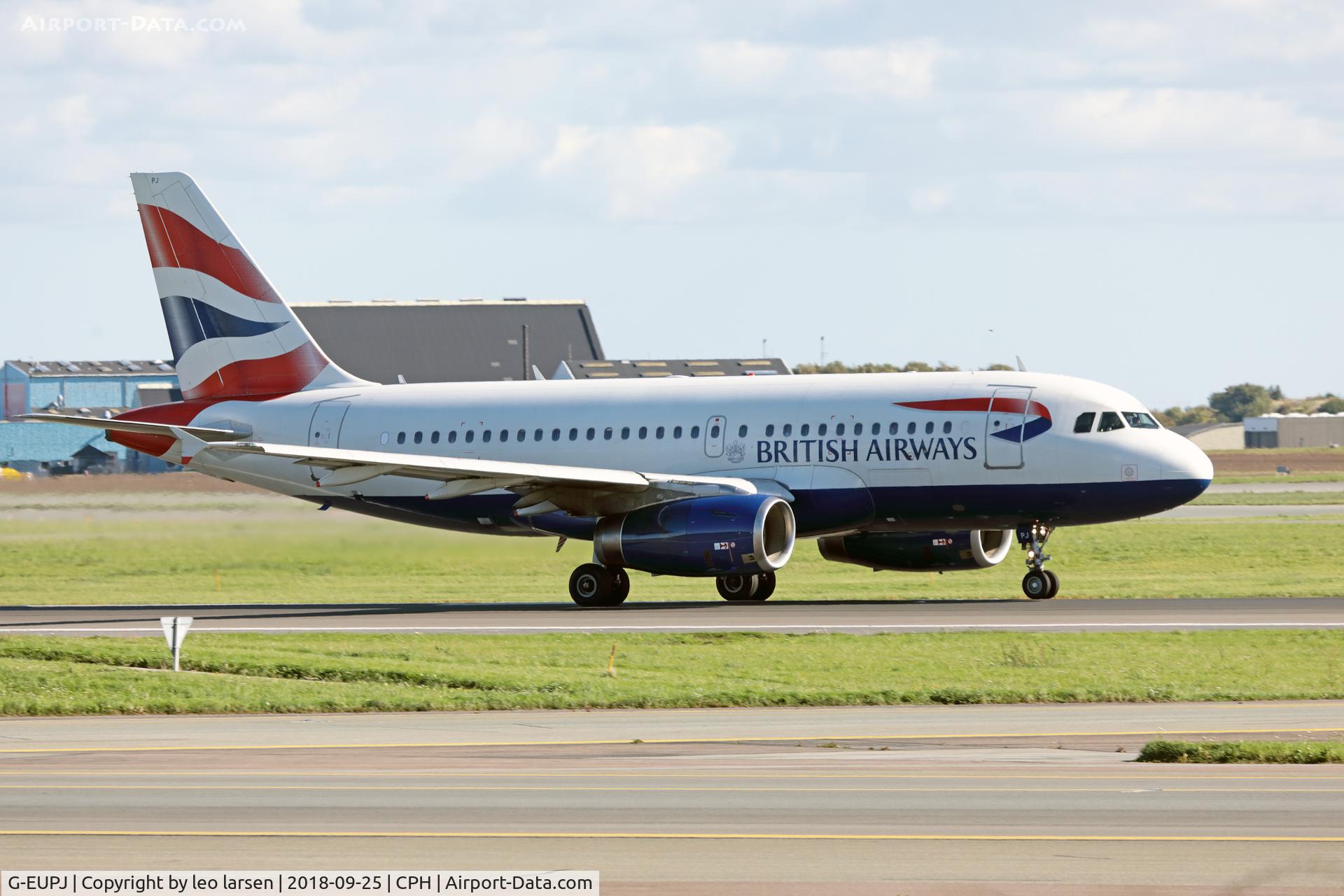 G-EUPJ, 2000 Airbus A319-131 C/N 1232, Copenhagen 25.9.2018