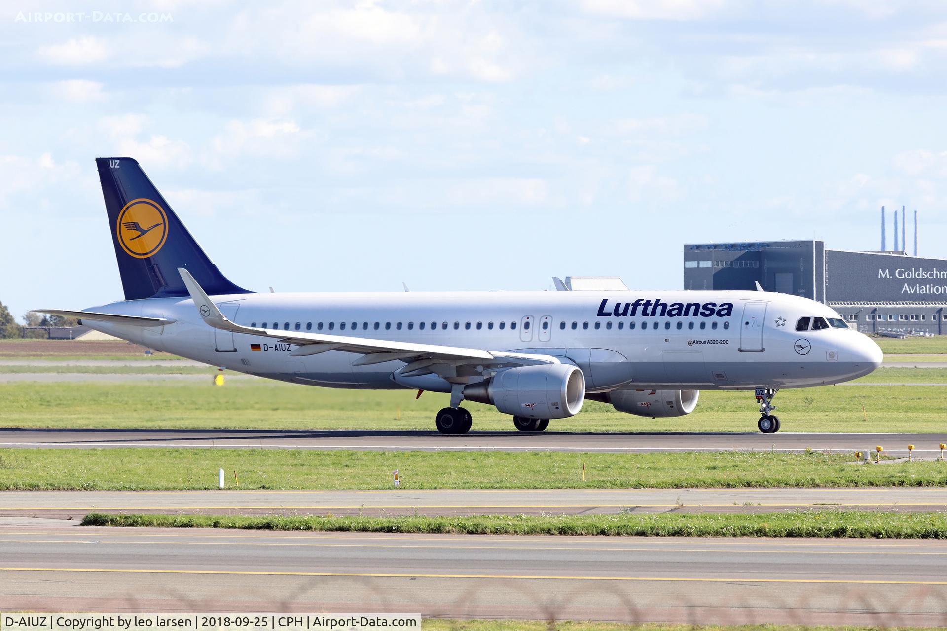 D-AIUZ, 2017 Airbus A320-214 C/N 7625, Copenhagen 25.9.2018