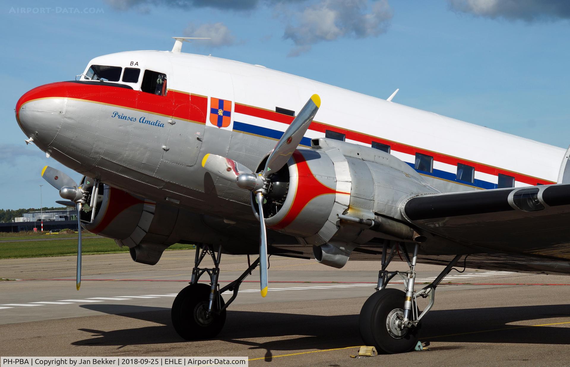 PH-PBA, 1943 Douglas DC-3C-S1C3G (C-47A-75-DL) C/N 19434, Lelystad Airport