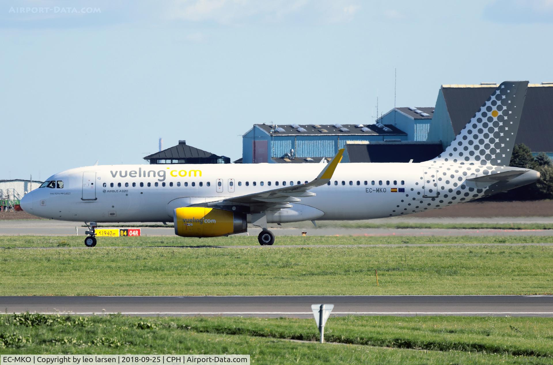 EC-MKO, 2016 Airbus A320-232 C/N 7028, Copenhagen 25.9.2018