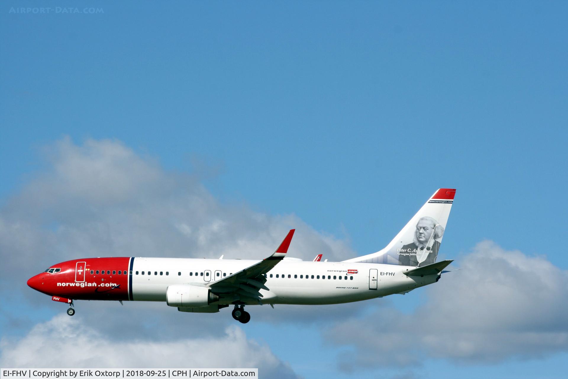 EI-FHV, 2011 Boeing 737-8JP C/N 40870, EI-FHV landing rw 22L