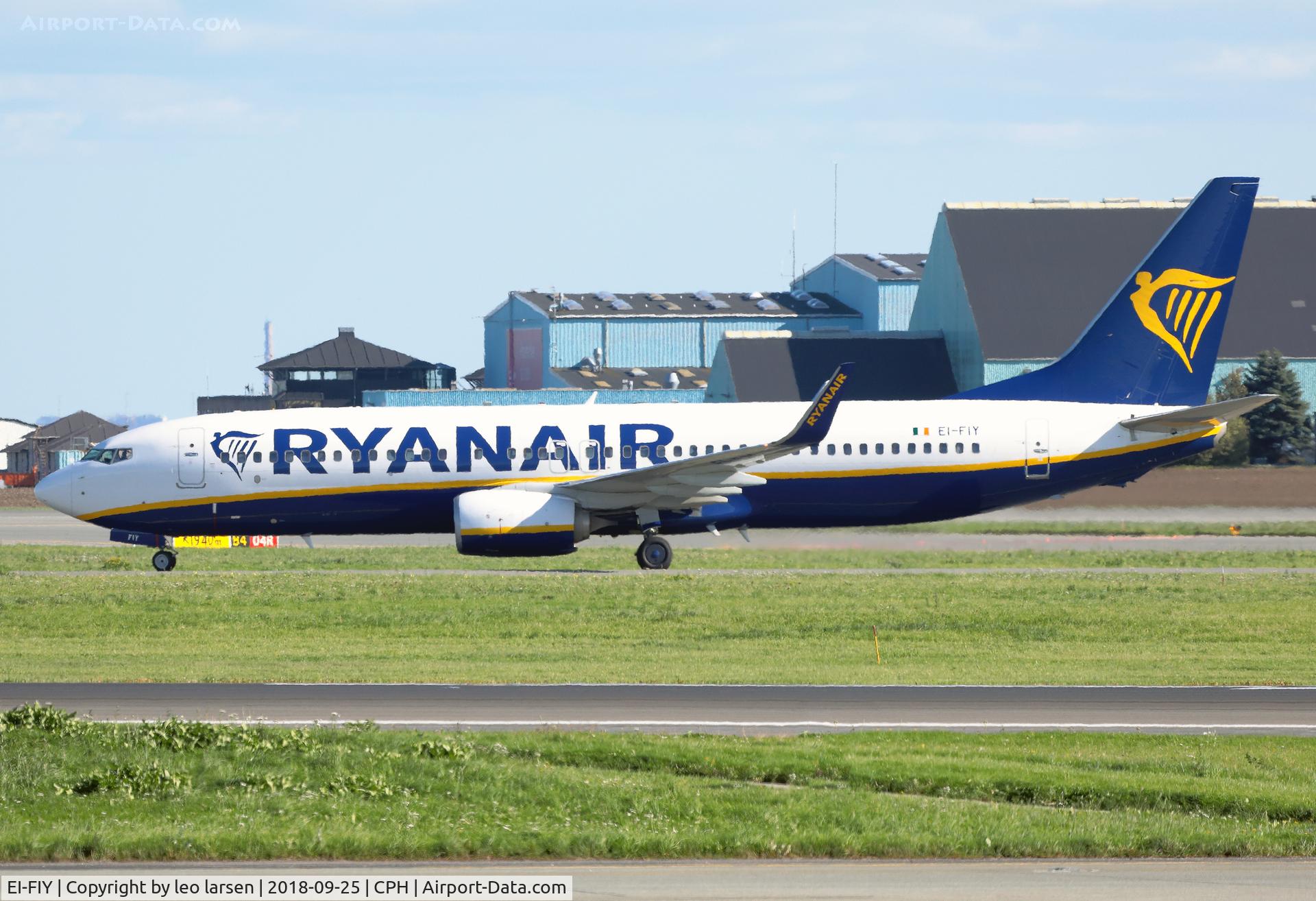 EI-FIY, 2015 Boeing 737-8AS C/N 44707, Copenhagen 25.9.2018