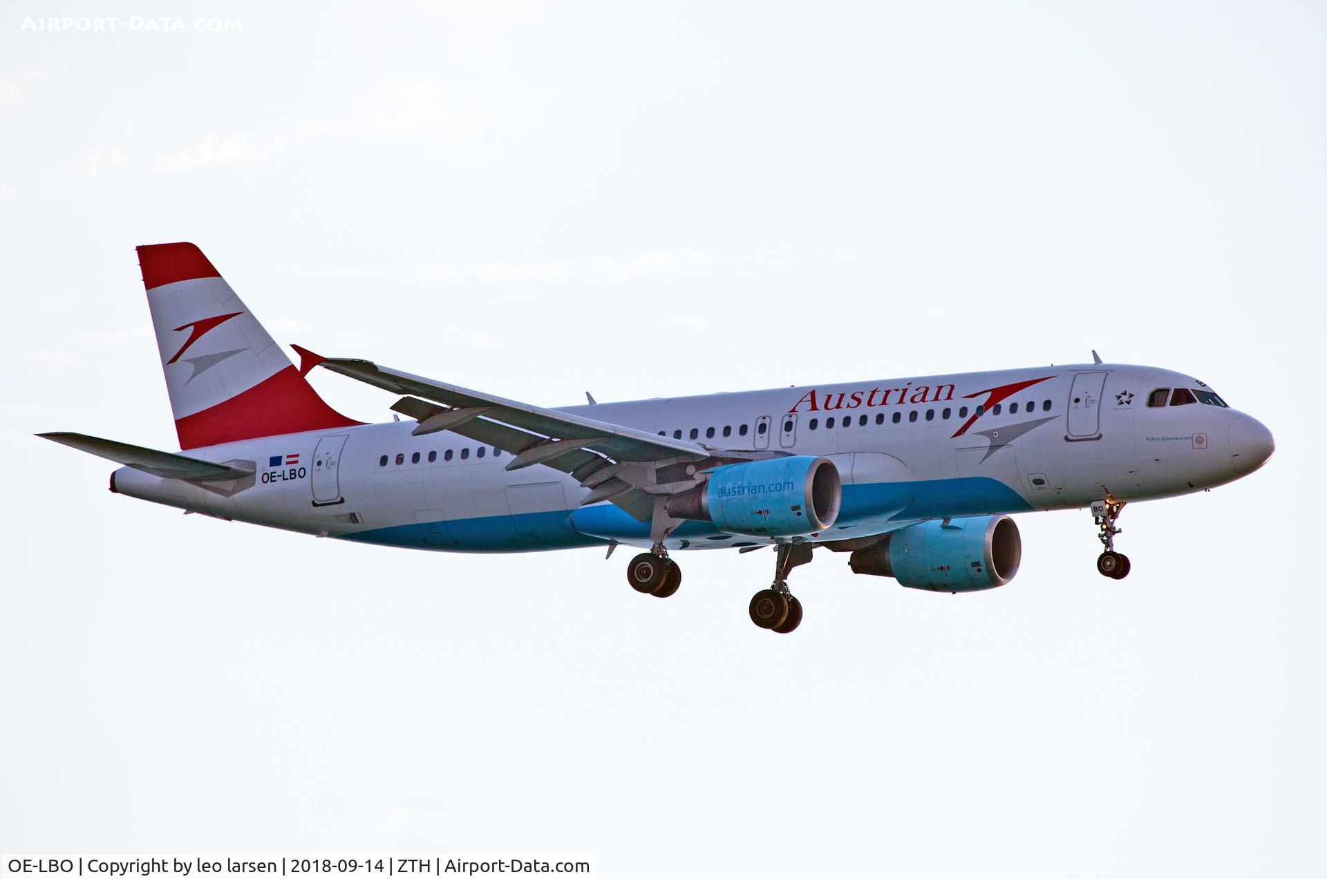 OE-LBO, 1998 Airbus A320-214 C/N 776, Zakynthos 14.9.2018