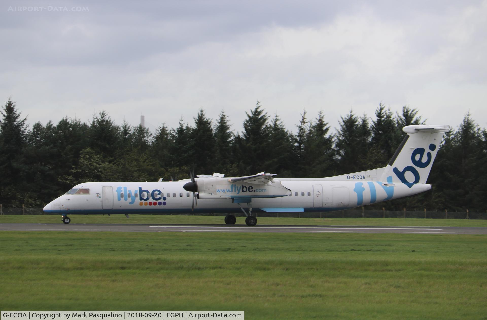 G-ECOA, 2007 De Havilland Canada DHC-8-402Q Dash 8 C/N 4180, DHC-8-402