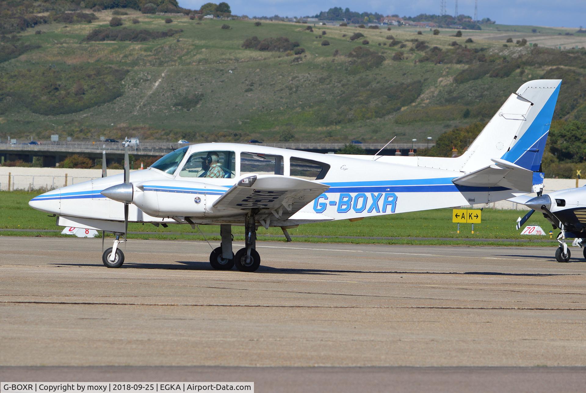 G-BOXR, 1978 Grumman American GA-7 Cougar C/N GA7-0059, Grumman American GA-7 Cougar at Shoreham. Ex N772GA