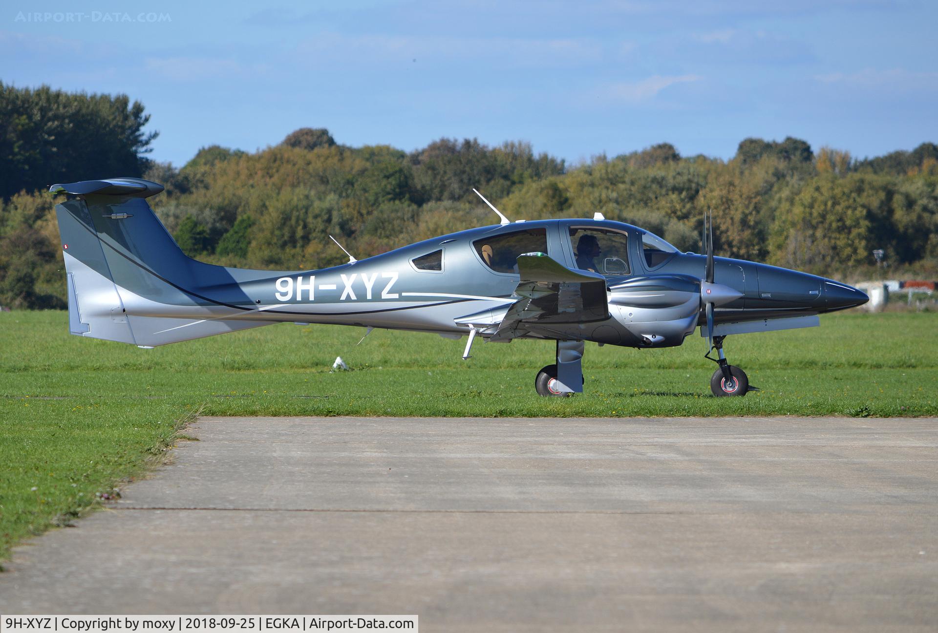 9H-XYZ, 2017 Diamond DA-62 C/N 62.068, Diamond DA-62 at Shoreham.
