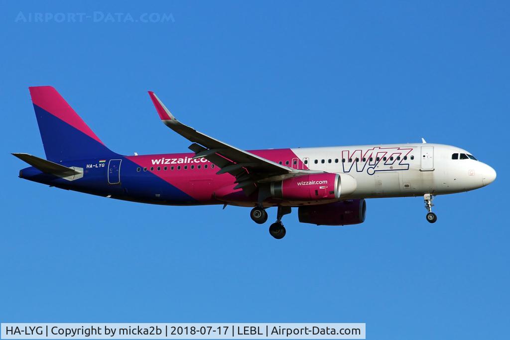 HA-LYG, 2013 Airbus A320-232 C/N 5539, Landing