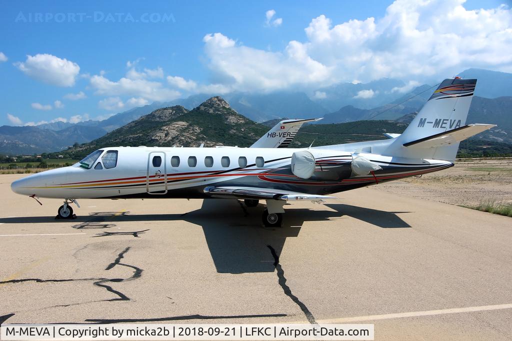 M-MEVA, 1996 Cessna 560 Citation Ultra C/N 560-0346, Parked