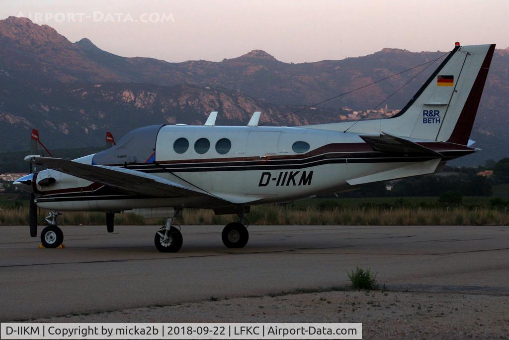 D-IIKM, 1986 Beech C90A King Air C/N LJ-1120, Parked