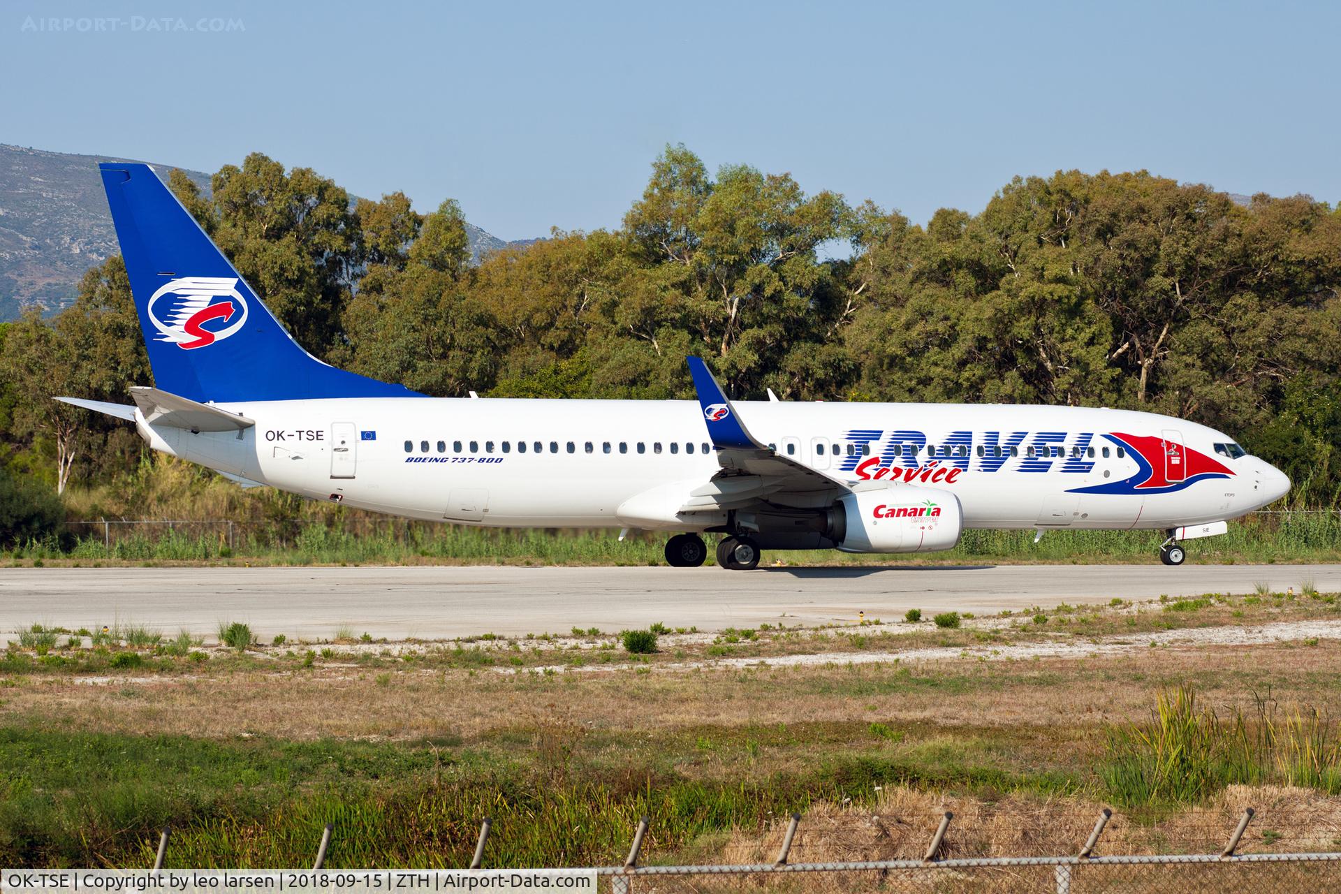 OK-TSE, 2014 Boeing 737-81D C/N 39437, Zakynthos 15.9.2018