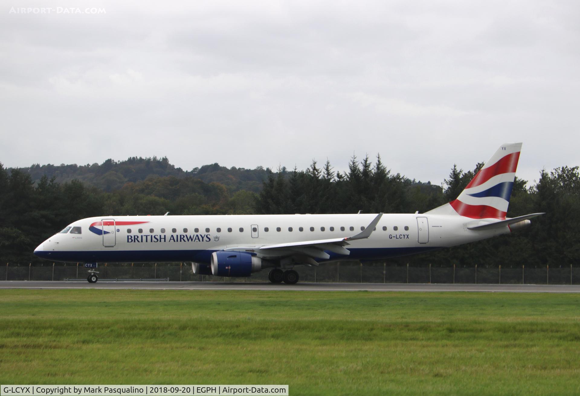 G-LCYX, 2008 Embraer 190LR (ERJ-190-100LR) C/N 19000178, ERJ-190-100LR