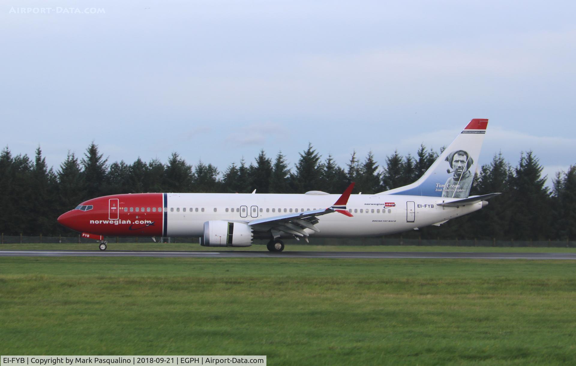 EI-FYB, 2017 Boeing 737-8 MAX C/N 42826, Boeing 737-8