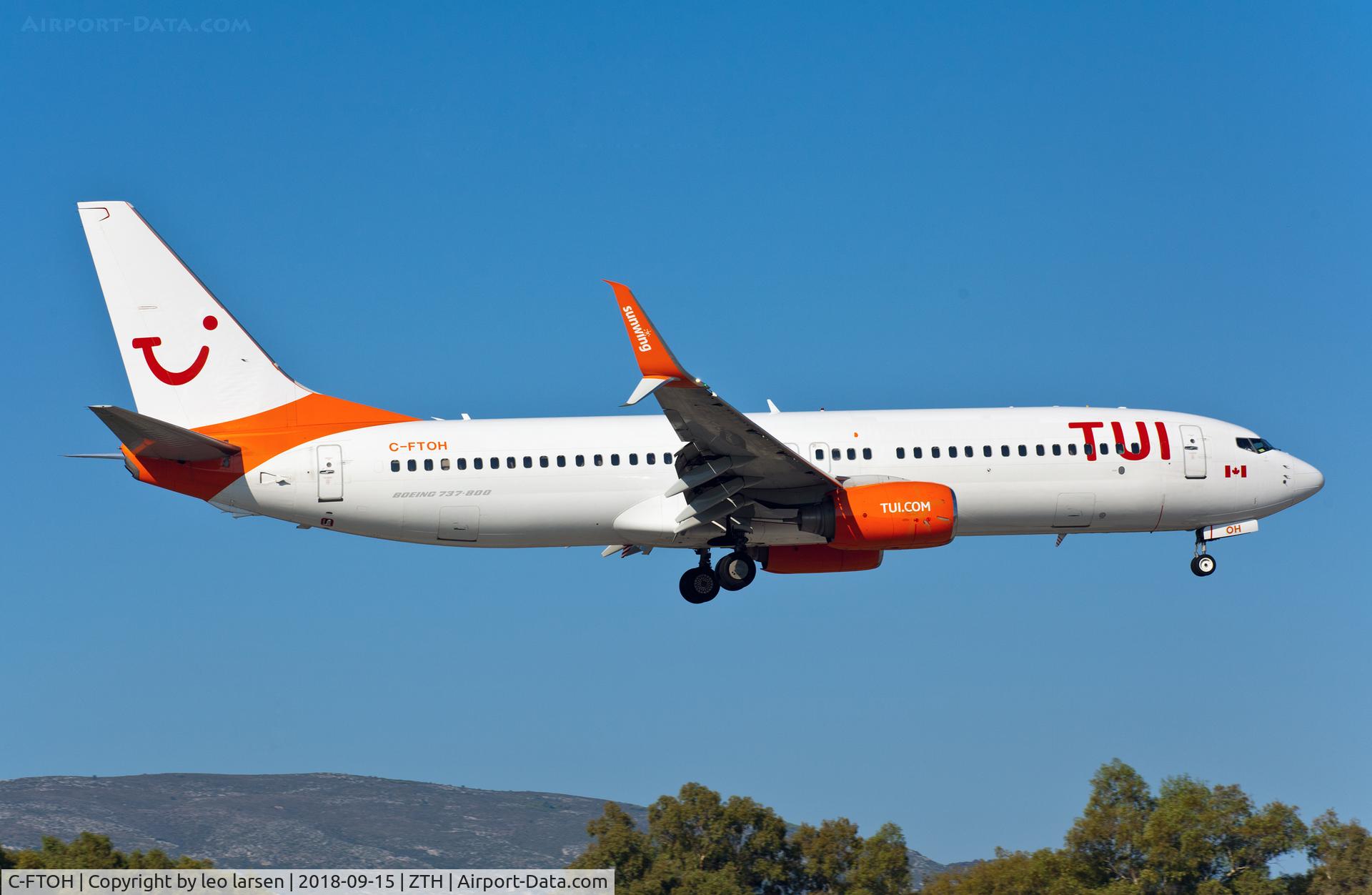 C-FTOH, 2009 Boeing 737-8HX C/N 29647, Zakynthos 15.9.2018