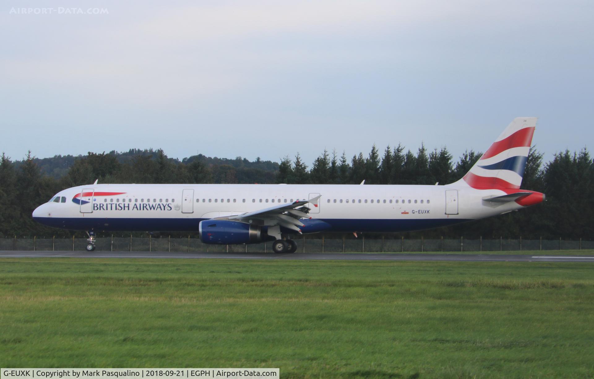 G-EUXK, 2007 Airbus A321-231 C/N 3235, Airbus A321-231