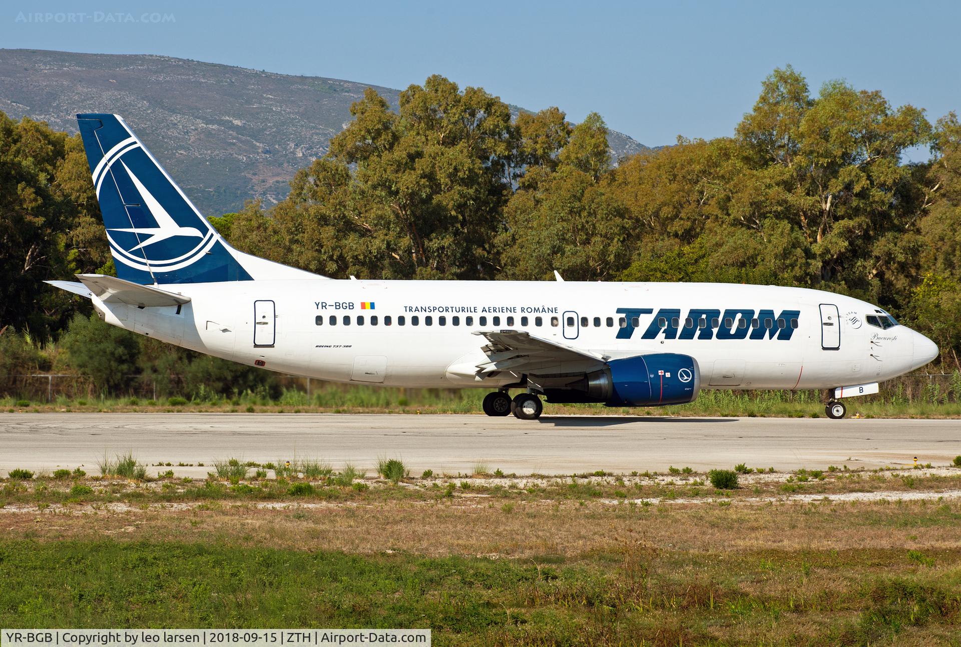 YR-BGB, 1993 Boeing 737-38J C/N 27180, Zakynthos 15.9.2018