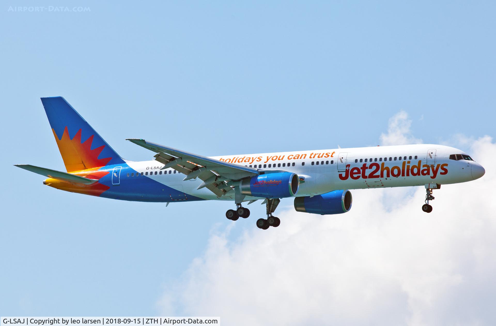 G-LSAJ, 1990 Boeing 757-236 C/N 24793, Zakynthos 15.9.2018