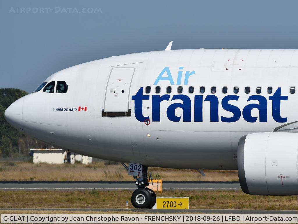 C-GLAT, 1991 Airbus A310-308 C/N 588, Air Transat TS517 take ff runway 05 to Montreal