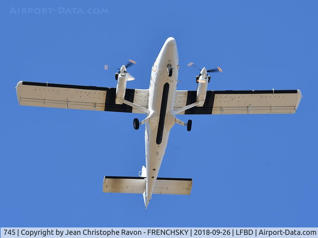 745, 1981 De Havilland Canada DHC-6-300 Twin Otter C/N 745, France Air Force take off runway 11