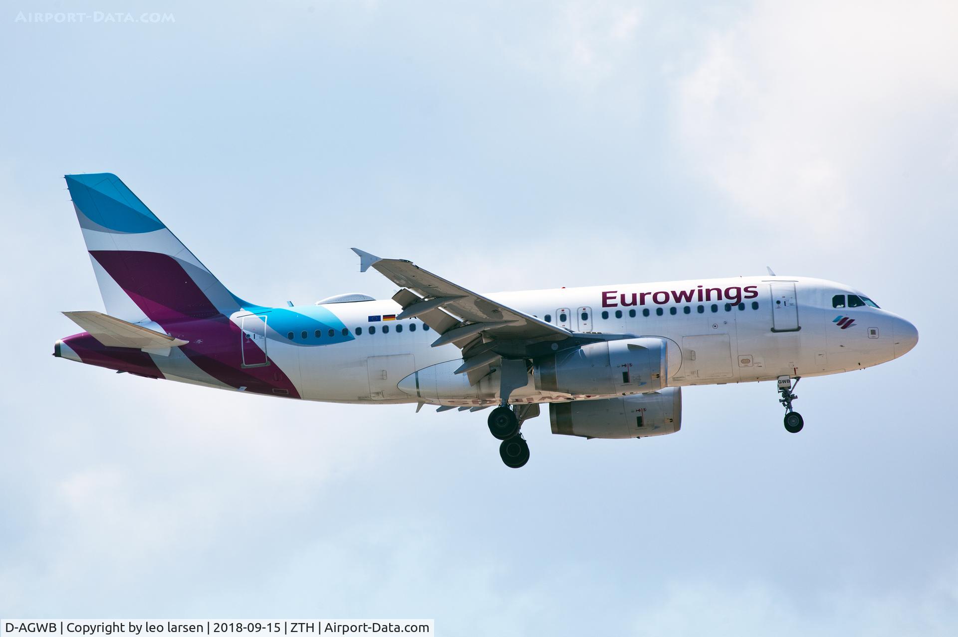 D-AGWB, 2006 Airbus A319-111 C/N 2833, Zakynthos 15.9.2018