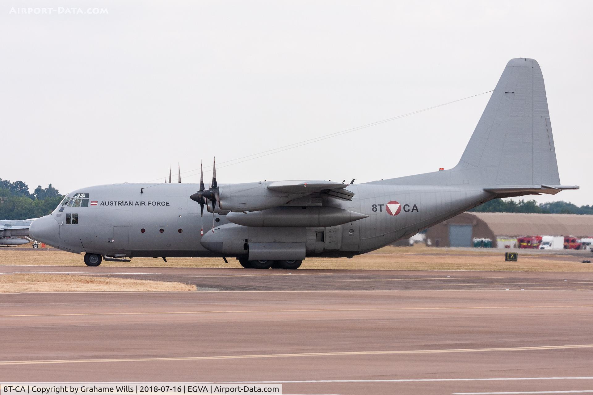 8T-CA, 1967 Lockheed C-130K Hercules C.1 C/N 382-4198, Lockheed C-130K 8T-CA Lufttransportstaffel Austrian AF, Fairford 16/7/18