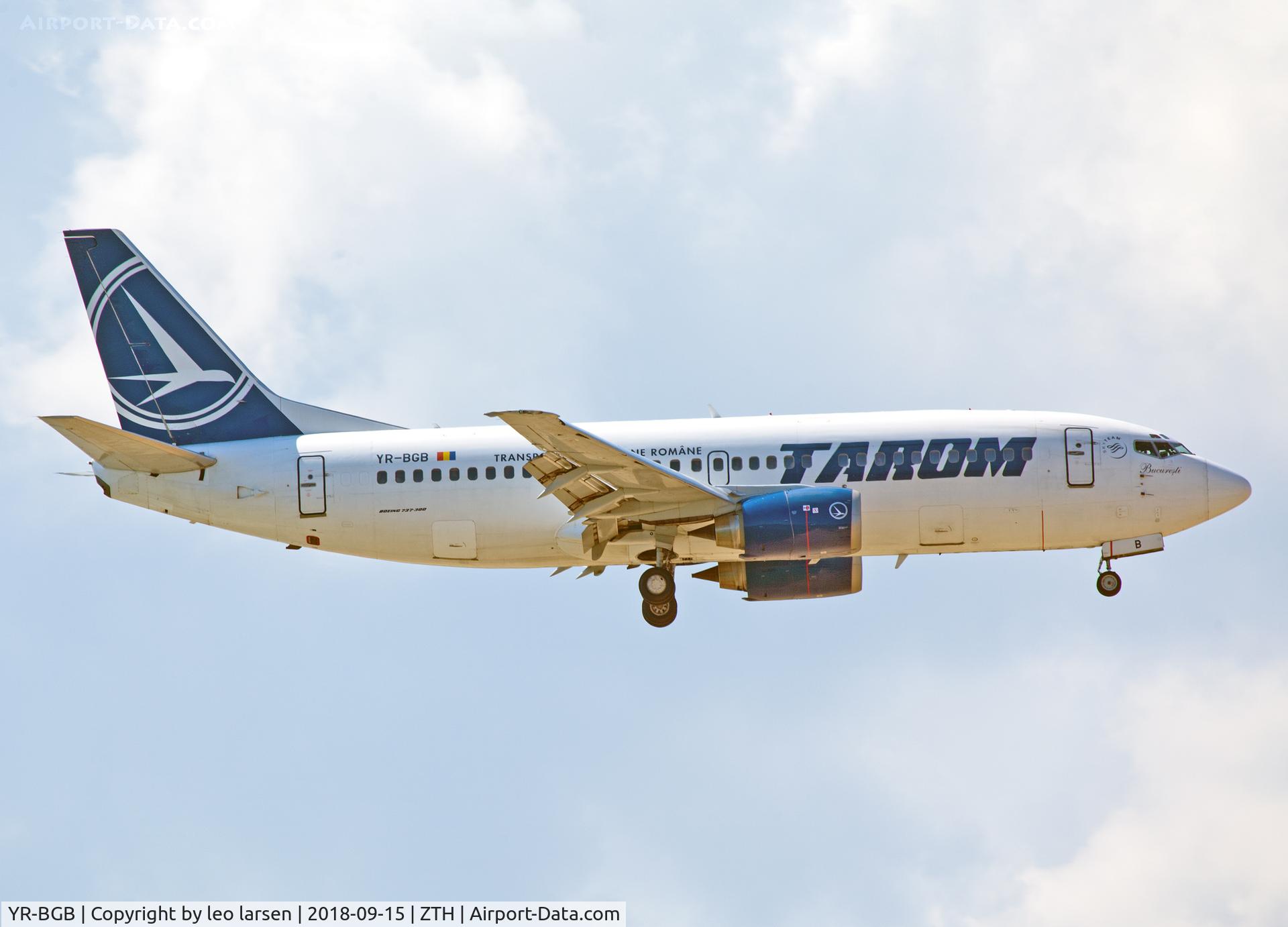 YR-BGB, 1993 Boeing 737-38J C/N 27180, Zakynthos 15.9.2018