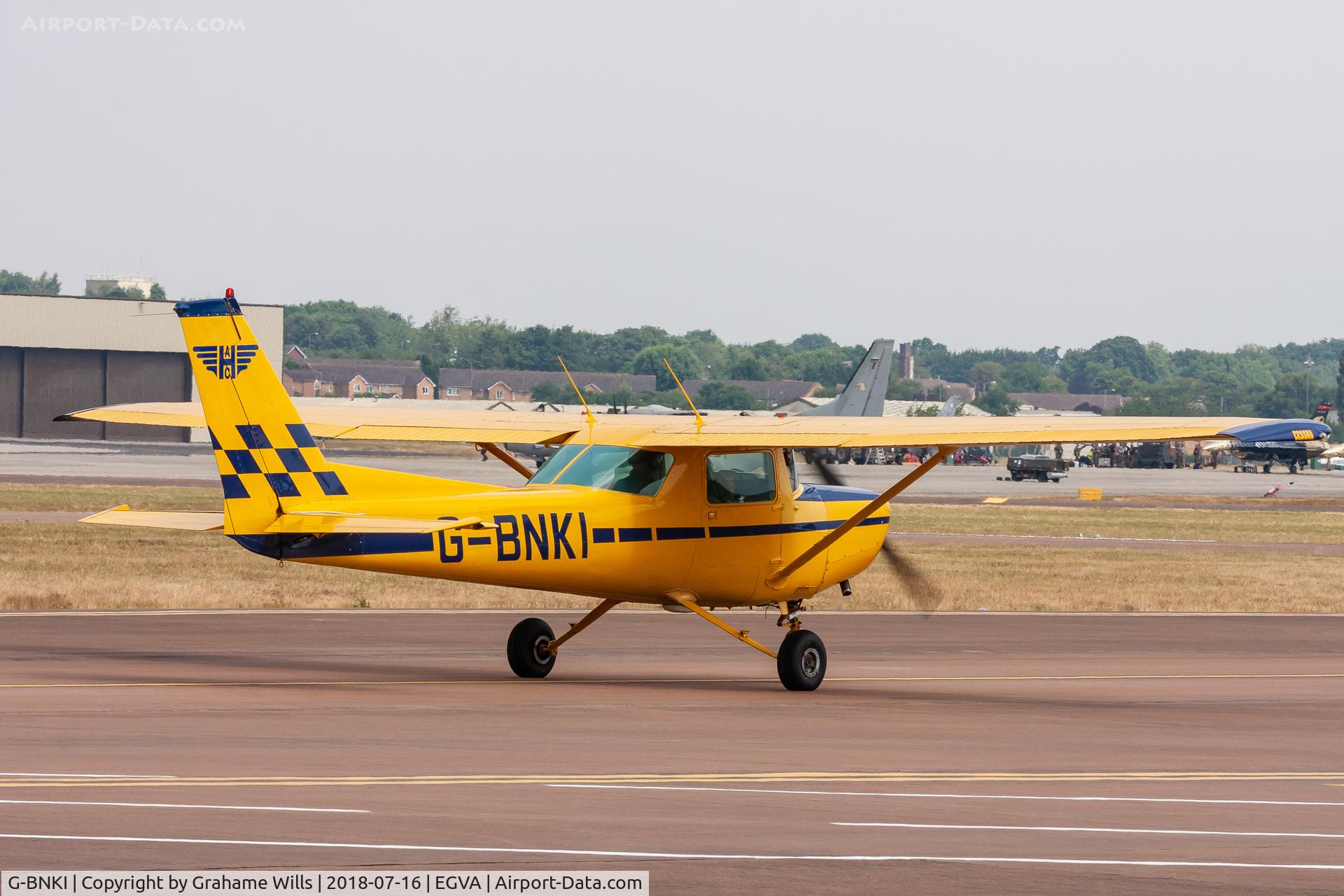 G-BNKI, 1978 Cessna 152 C/N 152-81765, Cessna 152 G-BNKI RAF Halton Aeroplane Club, Fairford 16/7/18