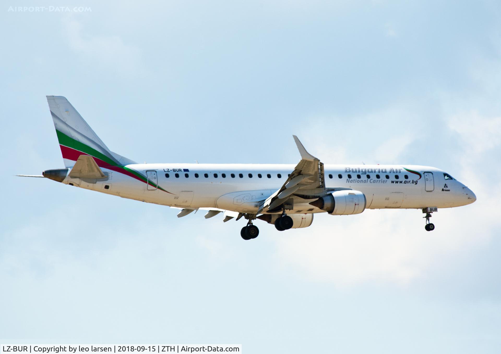 LZ-BUR, 2012 Embraer 190AR (ERJ-190-100IGW) C/N 19000551, Zakynthos 15.9.2018