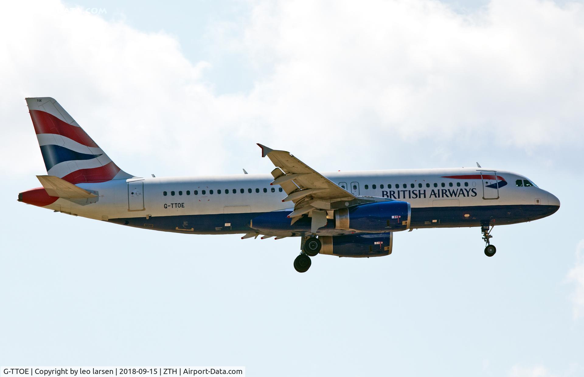 G-TTOE, 2002 Airbus A320-232 C/N 1754, Zakynthos 15.9.2018