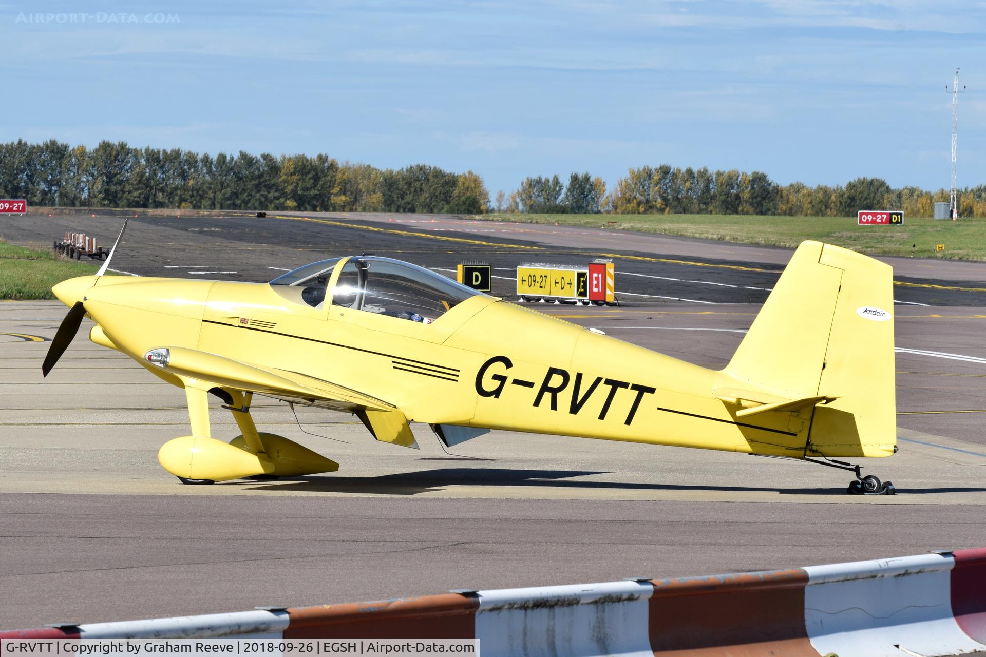 G-RVTT, 2003 Vans RV-7 C/N PFA 323-13852, Parked at Norwich.