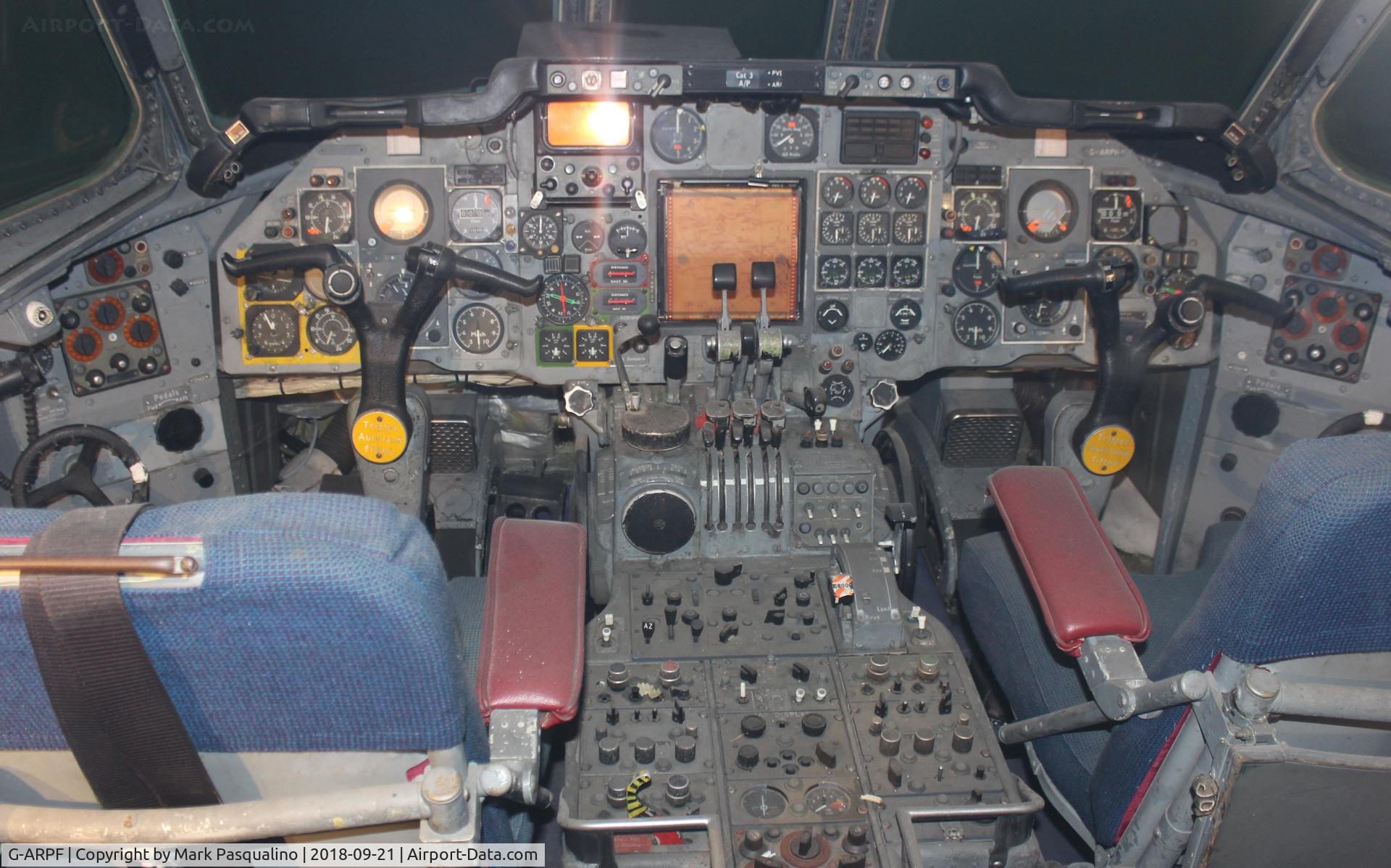 G-ARPF, Hawker Siddeley HS-121 Trident 1C C/N 2106, Hawker Siddeley HS-121 Trident 1C at the National Museum of Flight