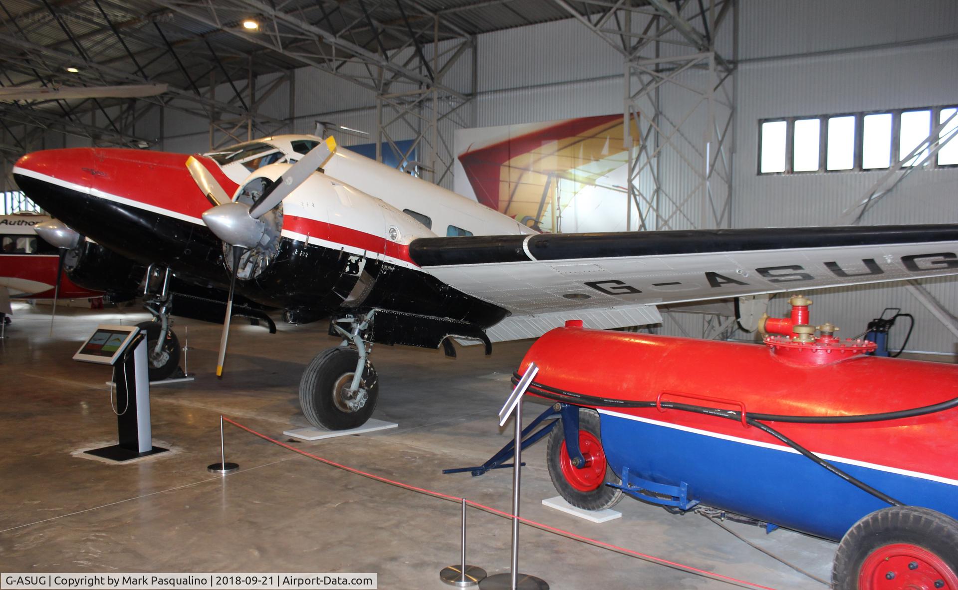 G-ASUG, Beech E18S C/N BA-111, Beech E18S at the National Museum of Flight