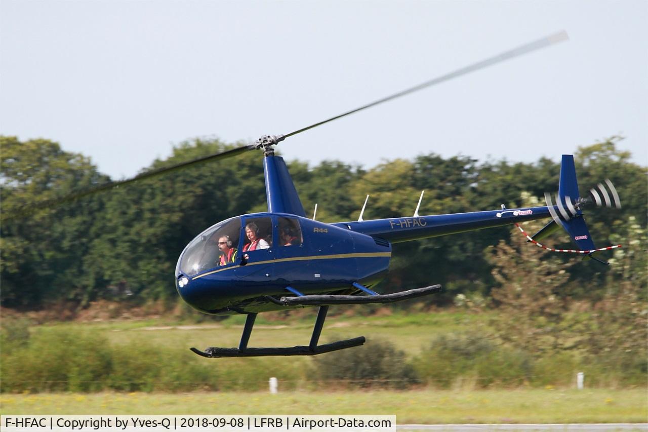 F-HFAC, 2012 Robinson R44  Raven II C/N 13224, Robinson R-44 Raven II, training flight,  Brest-Bretagne Airport (LFRB-BES)