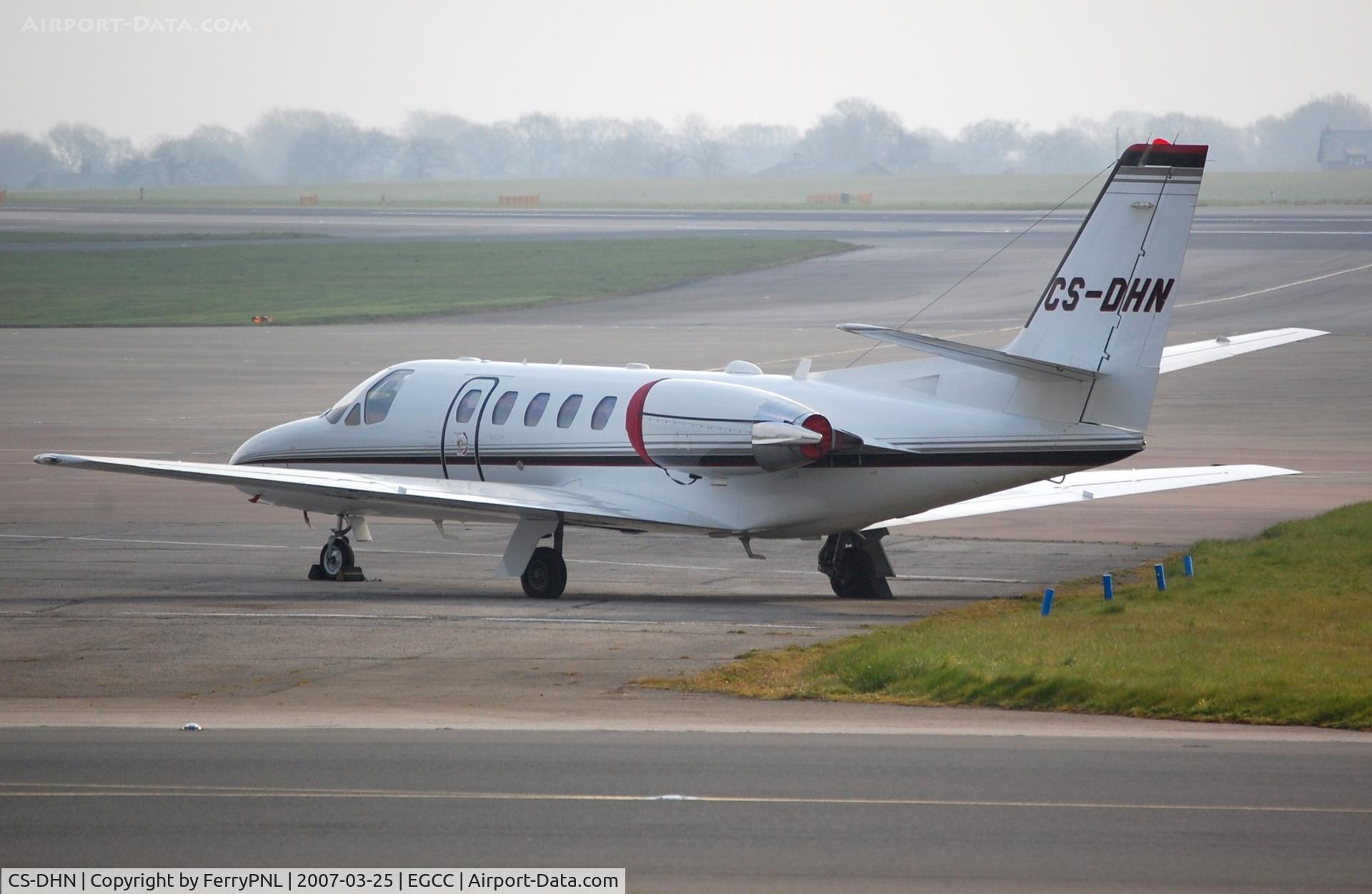 CS-DHN, 2004 Cessna 550 Citation Bravo C/N 550-1098, Netjets Ce550 parked in MAN