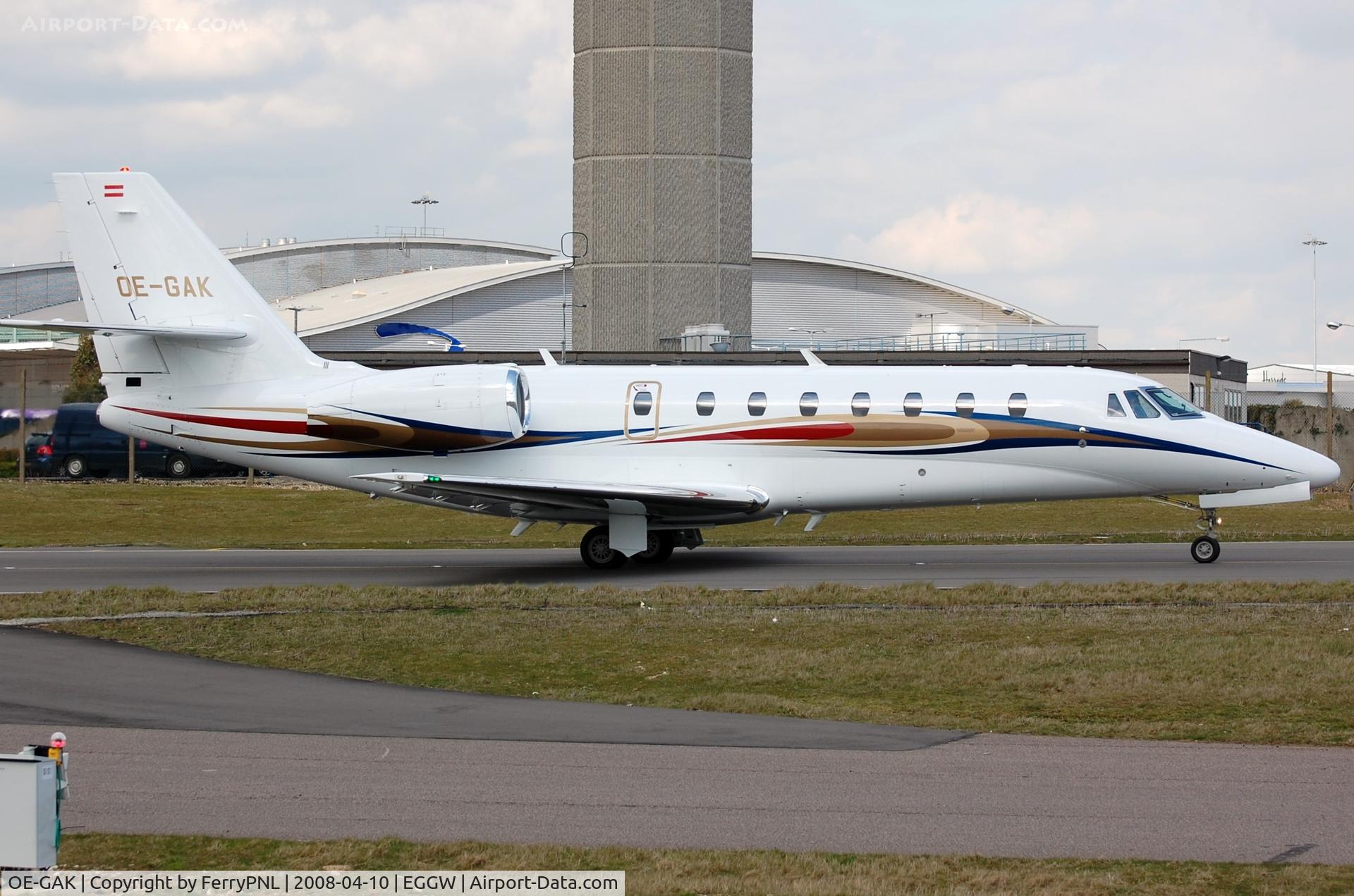 OE-GAK, 2008 Cessna 680 Citation Sovereign C/N 680-0186, JetAlliance Ce680