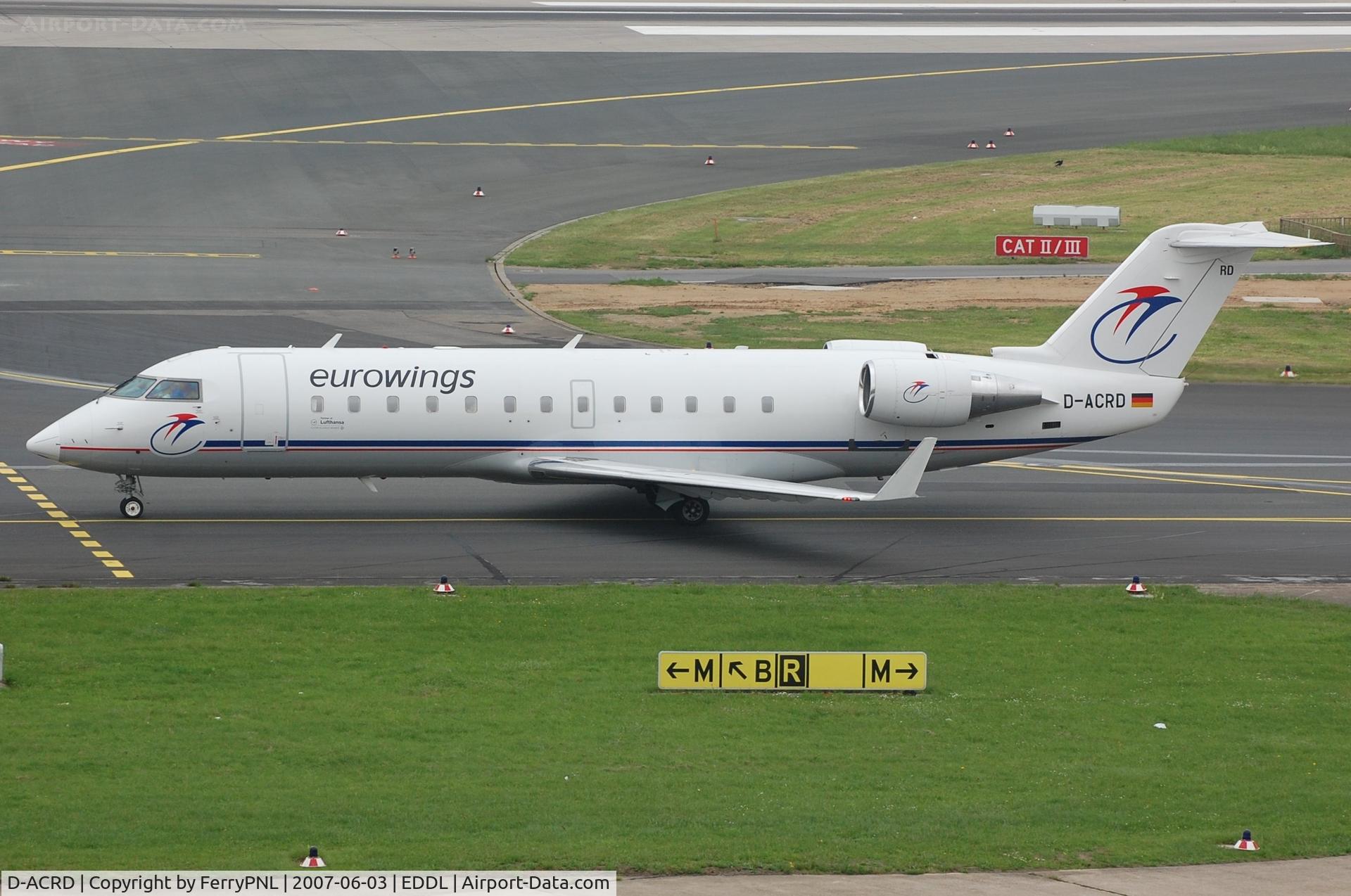D-ACRD, Canadair CRJ-200ER (CL-600-2B19) C/N 7583, CL200 operated by Eurowings