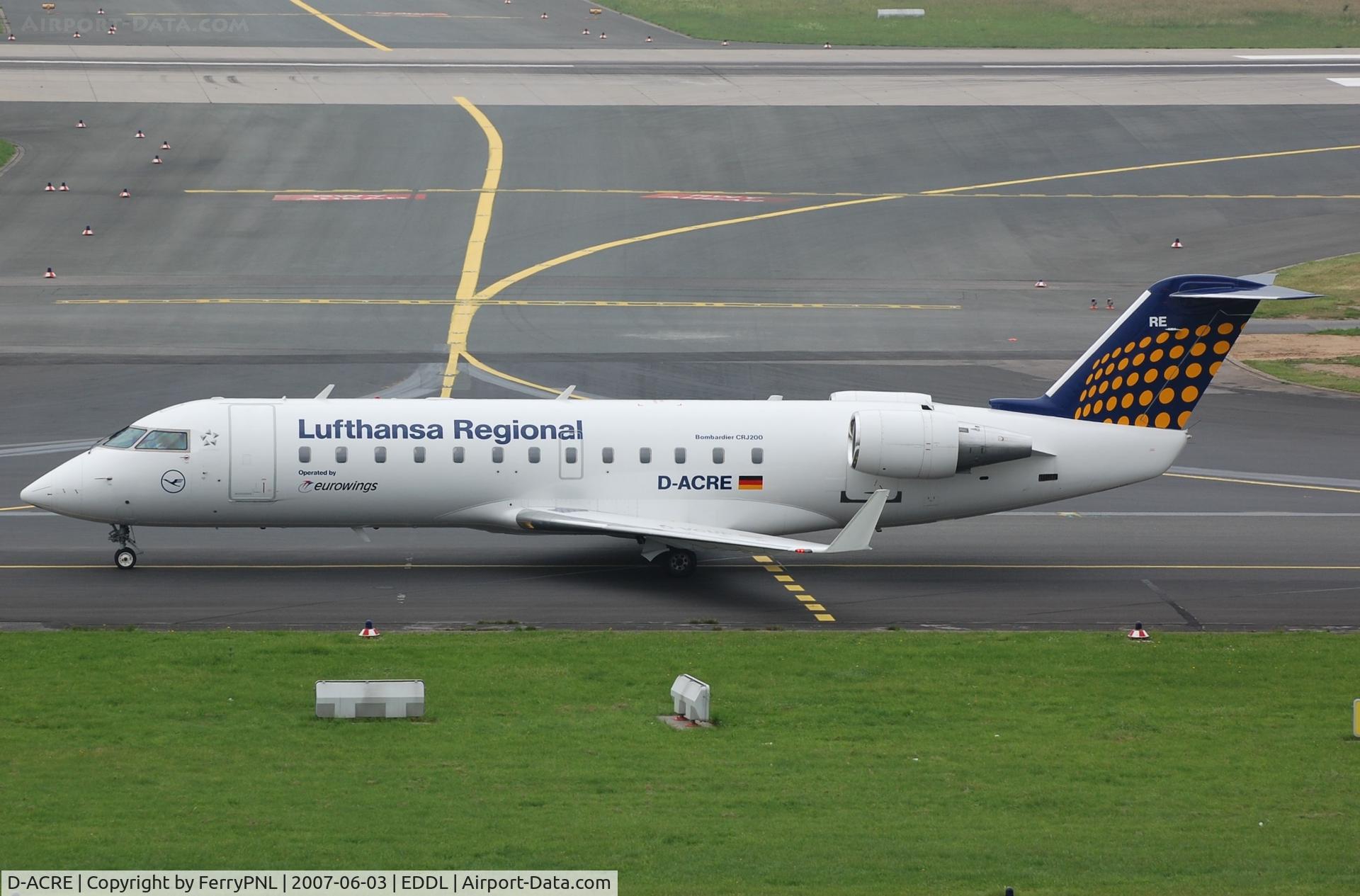 D-ACRE, 2002 Bombardier CRJ-200ER (CL-600-2B19) C/N 7607, CL200 in LHC livery