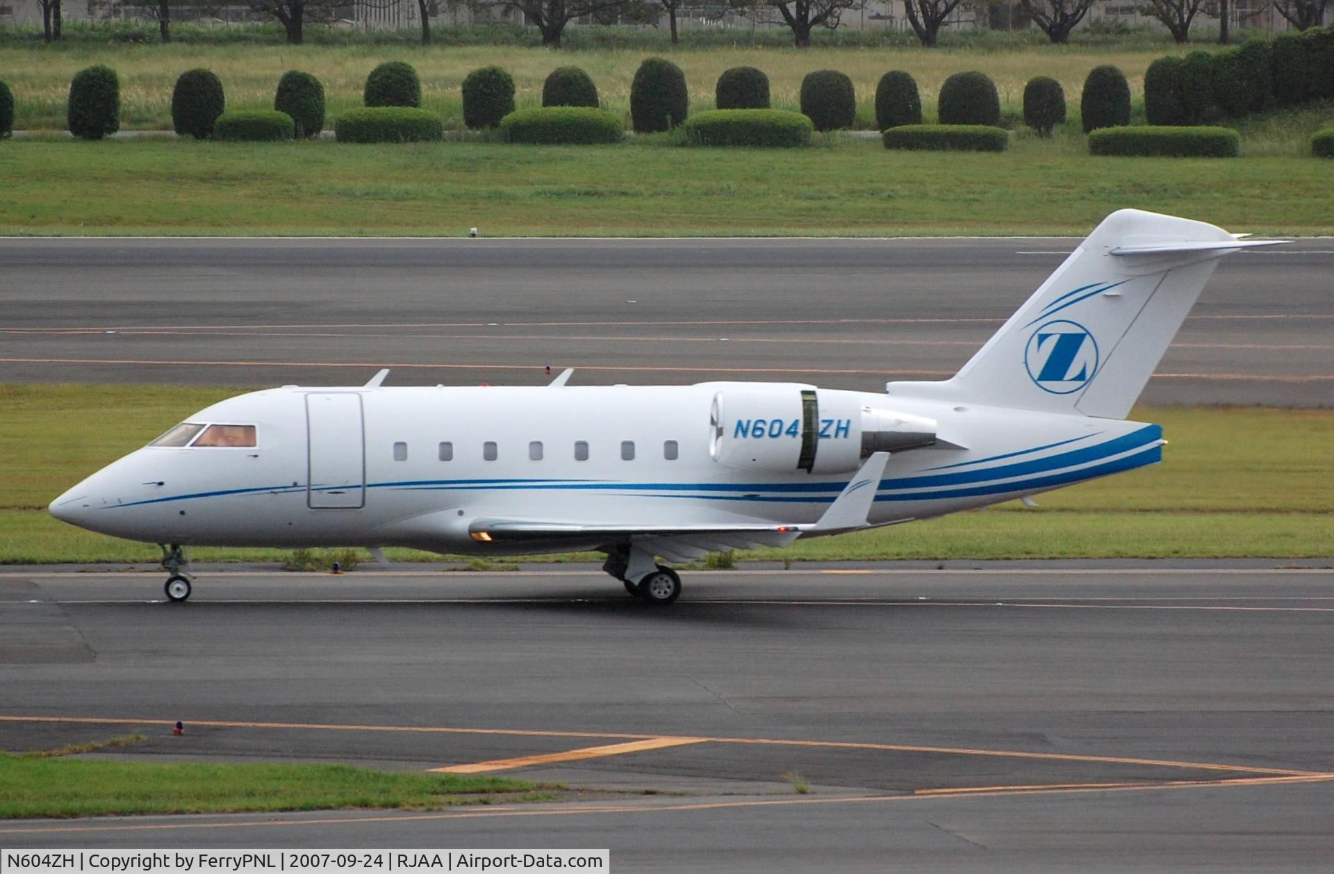 N604ZH, 1998 Canadair Challenger 604 (CL-600-2B16) C/N 5376, Zimmer Inc CL604
