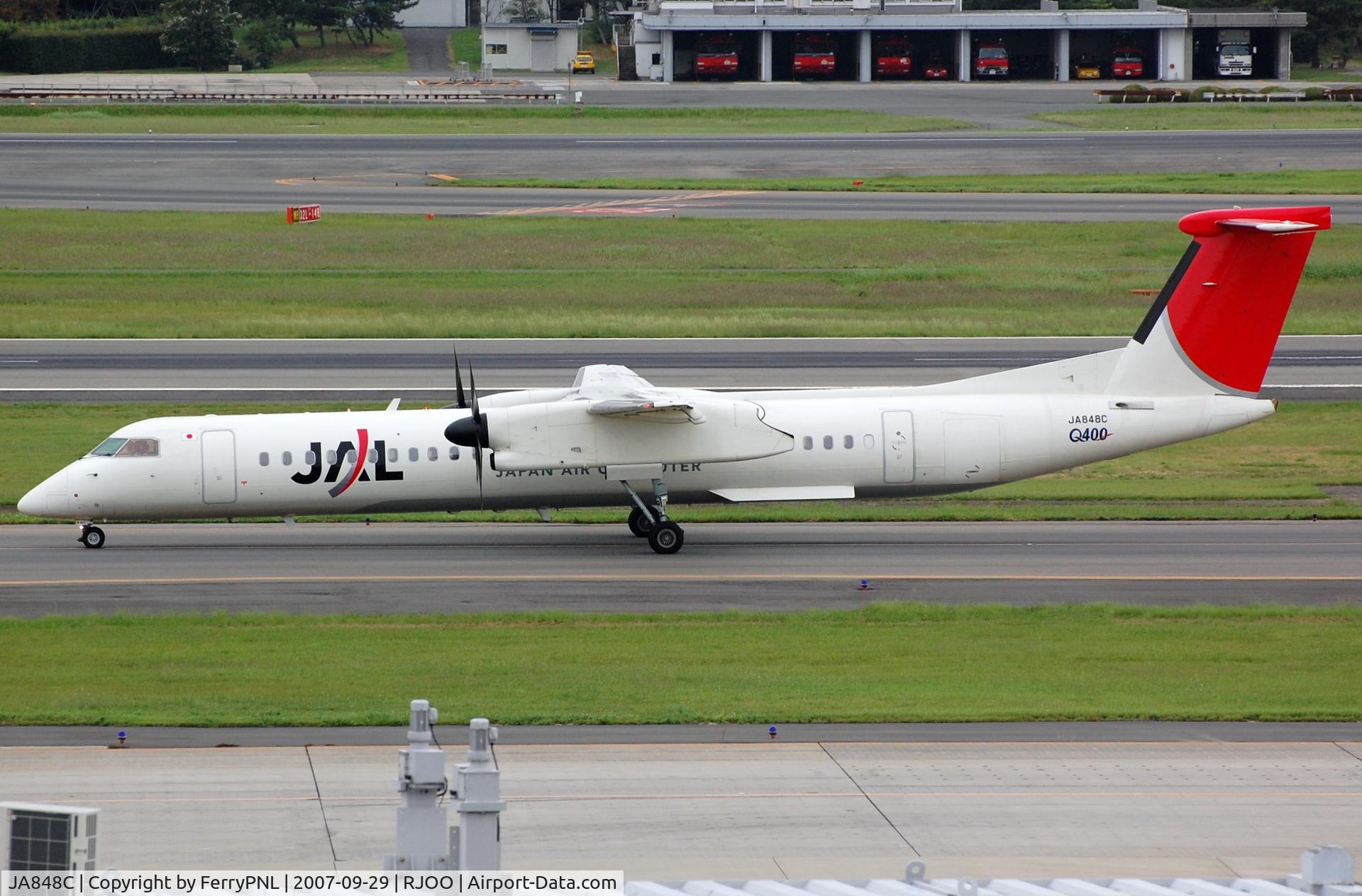 JA848C, 2006 De Havilland Canada DHC-8-402Q Dash 8 Dash 8 C/N 4121, JAL Commuter DHC8
