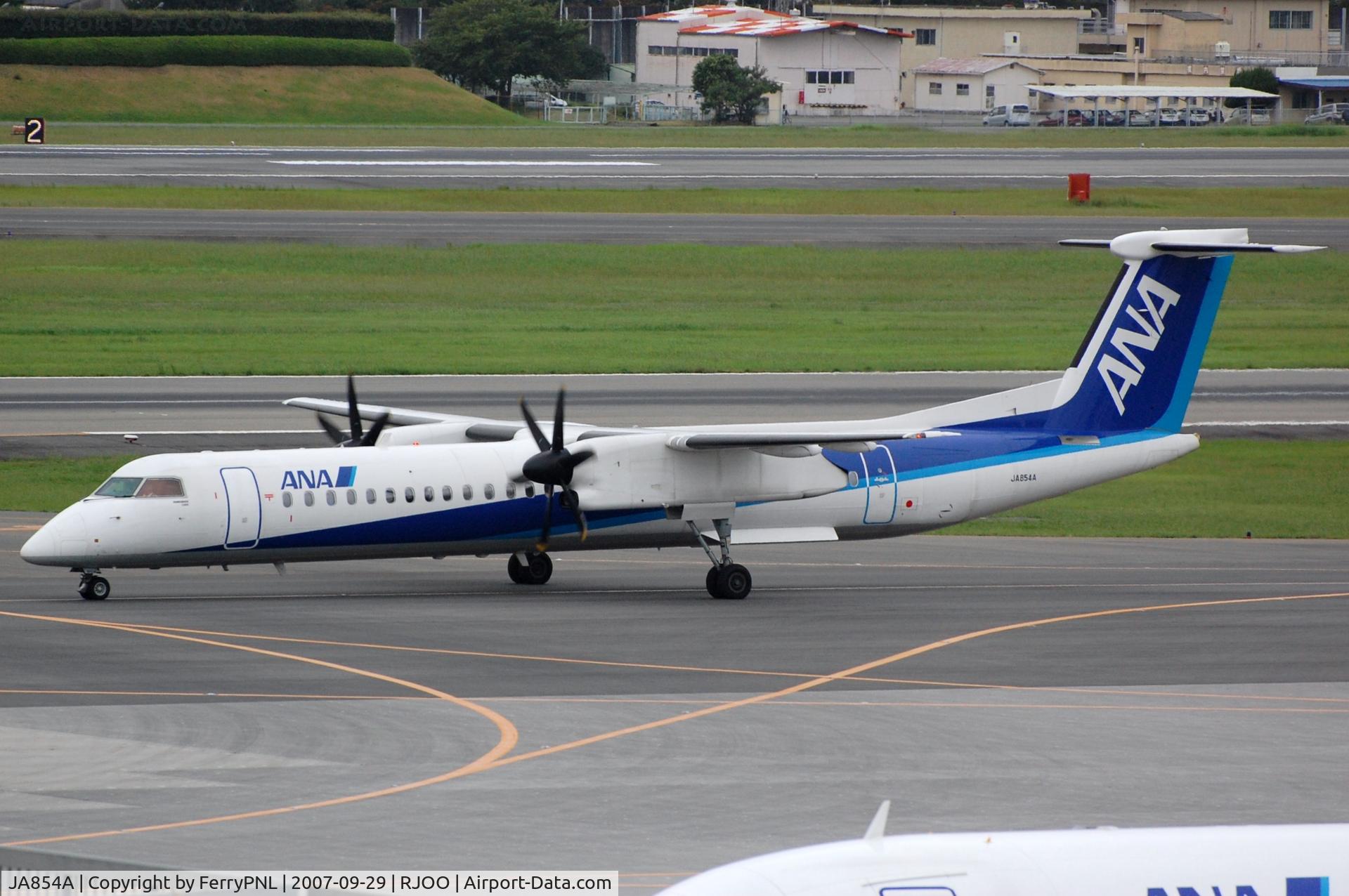 JA854A, 2007 De Havilland Canada DHC-8-402Q Dash 8 C/N 4151, ANA DHC8