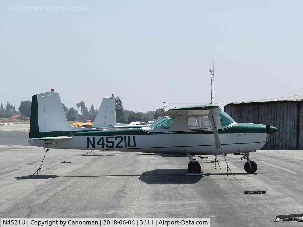 N4521U, 1964 Cessna 150D C/N 15060521, Parked