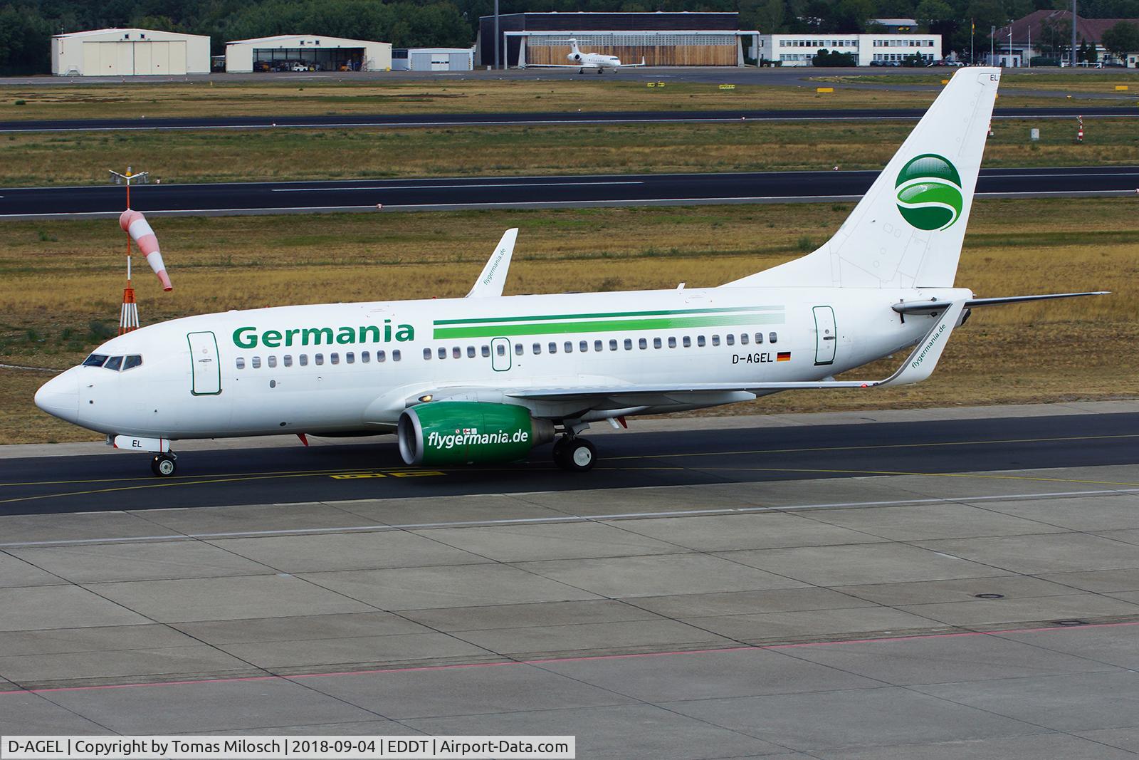 D-AGEL, 1997 Boeing 737-75B C/N 28110, 
