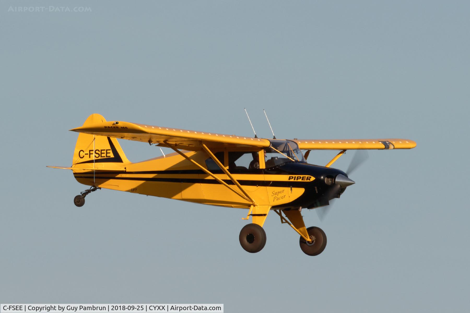 C-FSEE, 1958 Piper PA-22-160 Tri Pacer C/N 22-6305, Landing