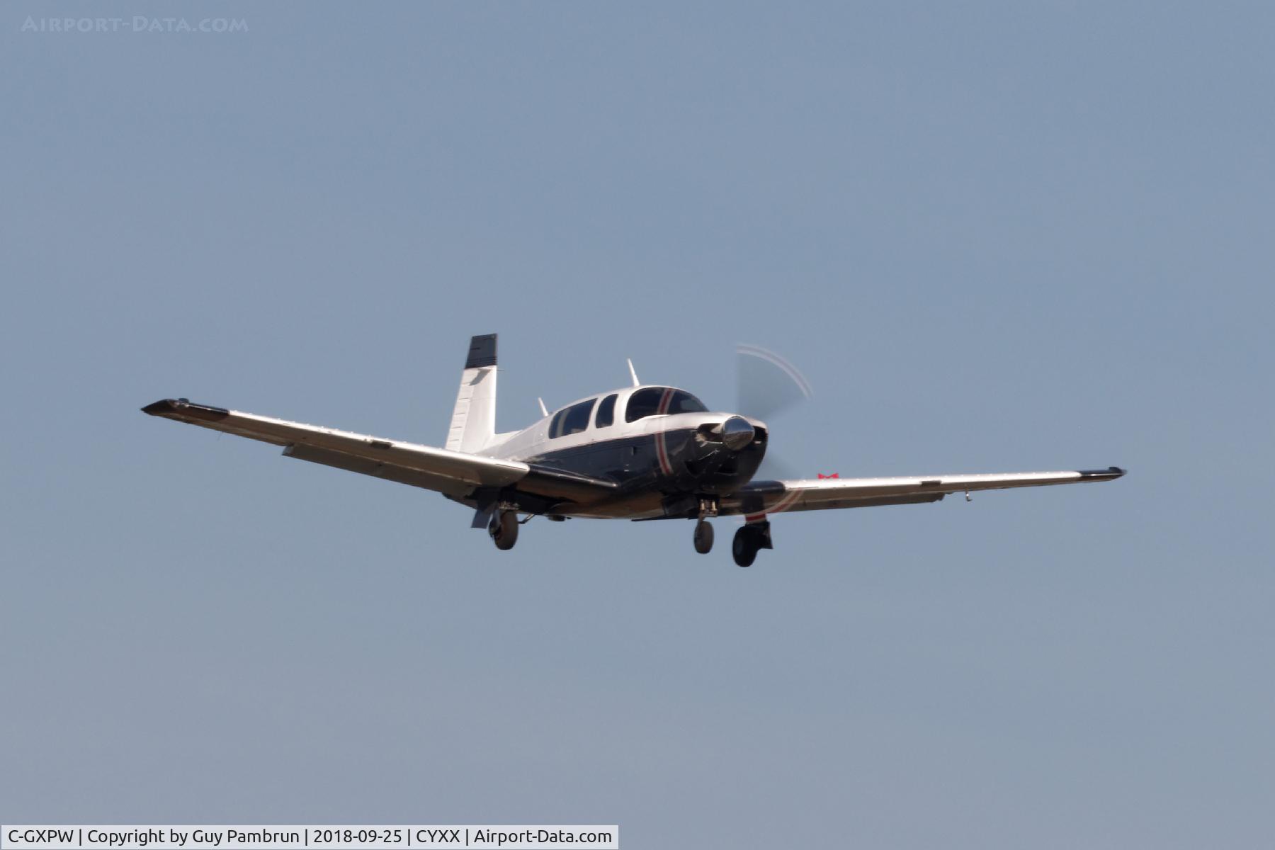 C-GXPW, 1992 Mooney M20M Bravo C/N 27-0130, Landing