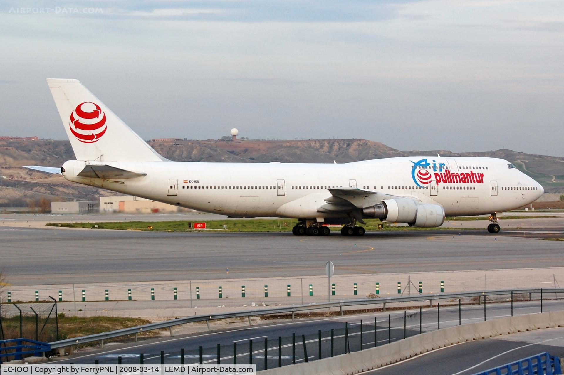 EC-IOO, Boeing 747-341 C/N 24106, Former Varig B743 operating for Pullmantur