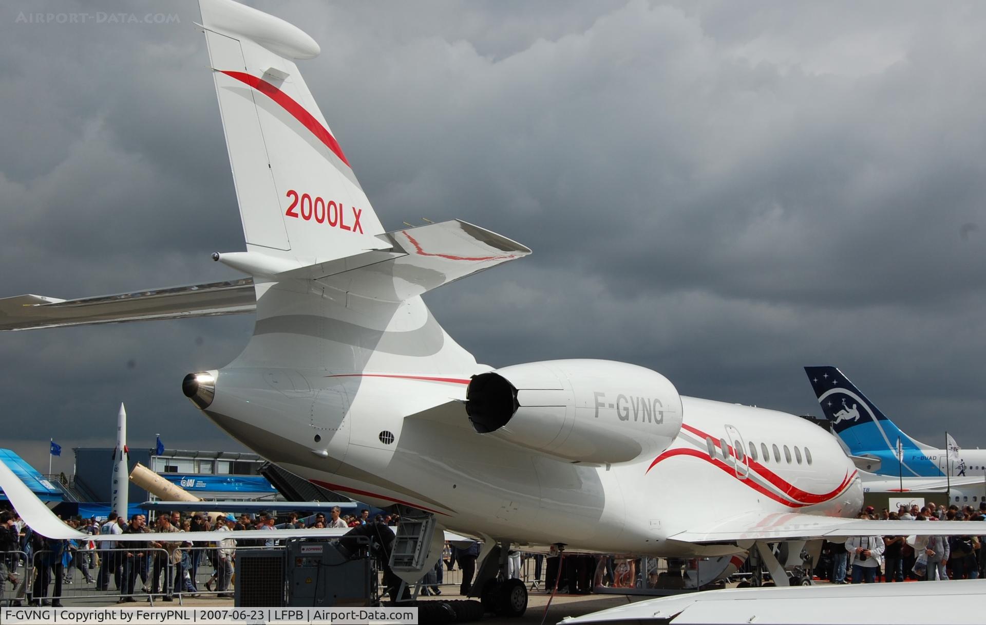 F-GVNG, 2006 Dassault Falcon 2000LX C/N 114, Dassault Aviation DA2000EX