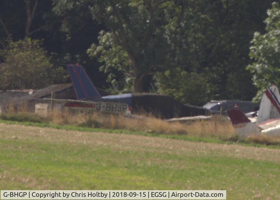 G-BHGP, 1980 Socata TB-10 Tobago C/N 100, Outside in the graveyard at Stapleford and deteriorating.