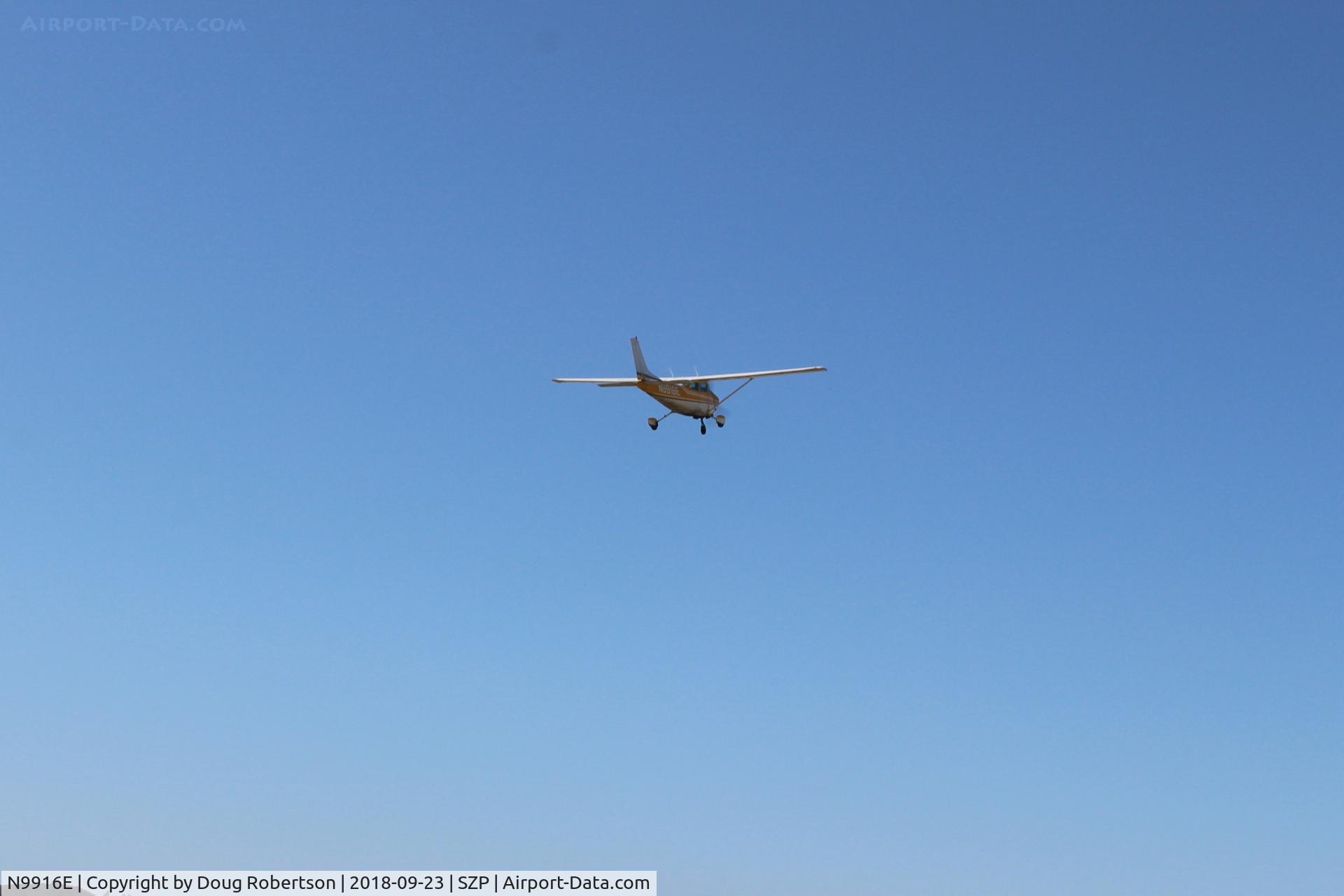 N9916E, 1975 Cessna 182P Skylane C/N 18263976, 1975 Cessna 182P SKYLANE, Continental O-470 230 Hp, takeoff climb Rwy 22