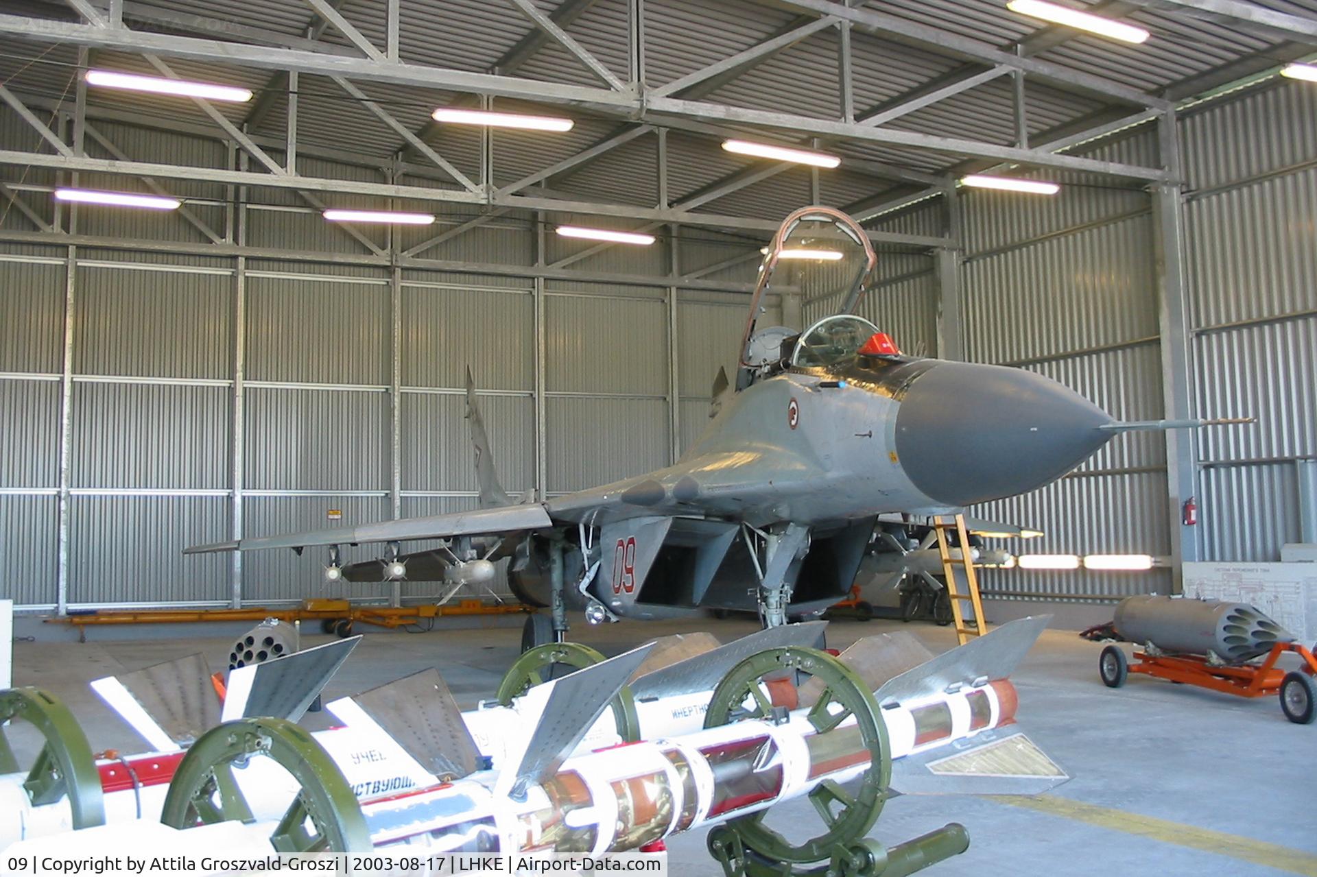 09, Mikoyan-Gurevich MiG-29B C/N 2960535157/4602, LHKE - Kecskemét Air Base, Hungary